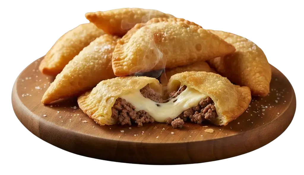 Pastel frito e sequinho Massa e Sabor: variedade de salgados congelados em São Gonçalo